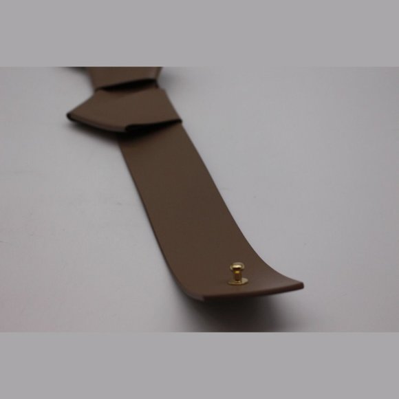 $750 Salvatore Ferragamo NUTMEG BRAIDED CALF Leather Belt Size 70 - Picture 10 of 10